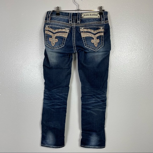 Rock Revival Sorrel Capri Jeans Size 24 - Picture 1 of 9